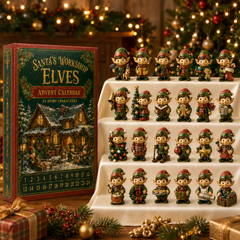 24-Day Christmas Elf Advent Calendar | Countdown Blind Box Gift