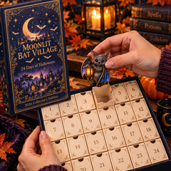 2026 Moonlit Bat Village Halloween Advent Calendar – 24 Unique Bat Collectibles in a Deluxe Gift Box