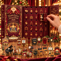 Theatre Lovers Advent Calendar 2026 – 24 Days of Theatre Magic Collectible Miniatures Christmas Countdown Gift