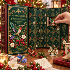 24 Days of Joy in Bloom — Hummingbird Christmas Garden Advent Calendar 2026