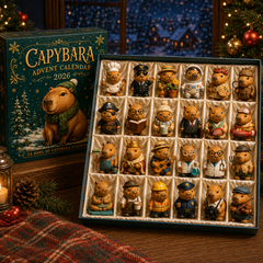 Capybara Advent Calendar 2026 – 24-Day Christmas Countdown with 24 Collectible Capybara Figures