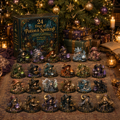 🧙♀️ 24 Days of Witchy Magic – 2026 Potion & Spellcraft Advent Calendar with 24 Enchanted Collectible Witch Figurines & Daily Surprises