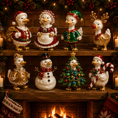 Duck 24-Day Advent Calendar – Christmas Countdown Collectible Figurines