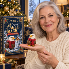 2026 Eagle Magic Advent Calendar – 24 Unique Bald Eagle Figurines for a Magical Christmas Countdown