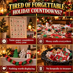 ⏳ 🎄 24-Day Mini Christmas Ornament Advent Calendar 🧱
