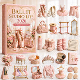 CHRISTMAS KICKOFF 40% OFF - Ballet Studio Life Advent Calendar 2026 - 24-Day Festive Countdown, Acrylic Charms Blind Box - Gift For Ballet Lovers AC0HT332