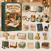 CHRISTMAS KICKOFF 40% OFF - Book Lover Essentials Advent Calendar 2026 - 24-Day Festive Countdown, Acrylic Charms Blind Box - Gift For Reading Lovers AC0HT426