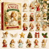 CHRISTMAS KICKOFF 40% OFF - Christmas Angels Advent Calendar 2026 - 24-Day Festive Countdown, Acrylic Charms Blind Box - Gift For Family Members