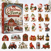 CHRISTMAS KICKOFF 40% OFF - Christmas Farm Merry Advent Calendar 2026 - 24-Day Festive Countdown, Acrylic Charms Blind Box - Gift For Farmers
