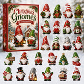 CHRISTMAS KICKOFF 40% OFF - Christmas Gnomes Advent Calendar 2026 - 24-Day Festive Countdown, Acrylic Charms Blind Box - Gift For Family Members