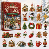 CHRISTMAS KICKOFF 40% OFF - Christmas Village Moments Advent Calendar 2026 - 24-Day Festive Countdown, Acrylic Charms Blind Box - Gift For Family & Friends
