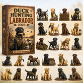 CHRISTMAS KICKOFF 40% OFF - Duck Hunting Labrador Advent Calendar 2026 - 24-Day Festive Countdown, Acrylic Charms Blind Box - Gift For Labrador Lovers AC0HT260