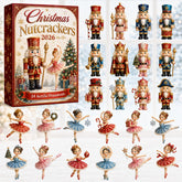 CHRISTMAS KICKOFF 40% OFF - Nutcrackers & Ballerinas Advent Calendar 2026 - 24-Day Festive Countdown, Acrylic Charms Blind Box - Gift For Family & Friends