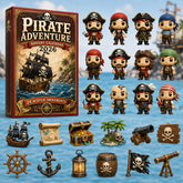 CHRISTMAS KICKOFF 40% OFF - Pirate Adventure Advent Calendar 2026 - 24-Day Festive Countdown, Acrylic Charms Blind Box - Gift For Ocean Lovers, Family & Friends AC0HT237