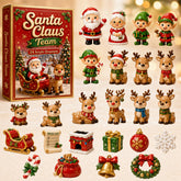 CHRISTMAS KICKOFF 80% OFF - Santa Claus Team Advent Calendar 2026 - 24-Day Festive Countdown, Acrylic Charms Blind Box - Gift For Family Members