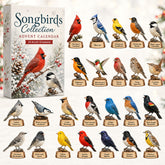 CHRISTMAS KICKOFF 40% OFF - Songbirds Collection Advent Calendar 2026 - 24-Day Festive Countdown, Acrylic Charms Blind Box - Gift For Birds Lovers AC0HT215