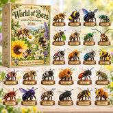 CHRISTMAS KICKOFF 40% OFF - World Of Bees Advent Calendar 2026 - 24-Day Festive Countdown, Acrylic Charms Blind Box - Gift For Bee Lovers AC0HT634