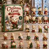 CHRISTMAS KICKOFF 40% OFF - Christmas Goat Advent Calendar 2026 - 24-Day Festive Countdown, Acrylic Charms Blind Box - Gift For Goat Lovers AC0NT192