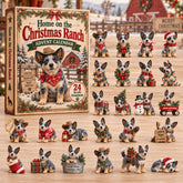 CHRISTMAS KICKOFF 40% OFF - Christmas Ranch Heeler Advent Calendar 2026 - 24-Day Festive Countdown, Acrylic Charms Blind Box - Gift For Dog Lovers AC0TH237