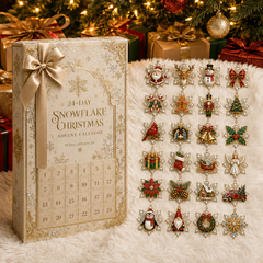 ✨24-Day Christmas Countdown Advent Calendar –Christmas Snowflake Ornament