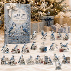 Blue Jay 24-Day Advent Calendar – Christmas Countdown Collectible Figurines