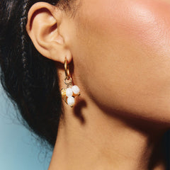 Elysian Pearl Hoop Earrings