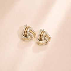 Freedom Knot Stud Earrings