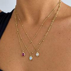 Kaya Birthstone Necklace