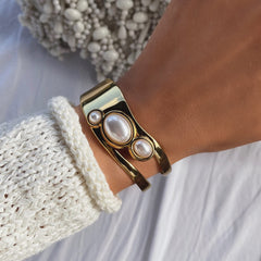 Kinsley Pearl Cuff Bracelet