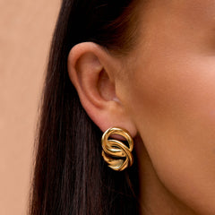 Lotus Stud Earrings