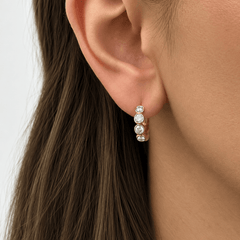 Mendhi Hoop Earrings