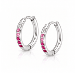 Peaches Hoop Earrings
