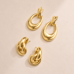 Valley Knot Stud Earrings