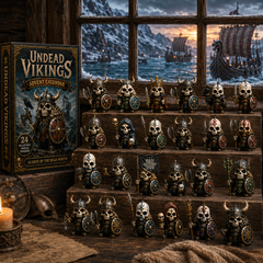 ⚔️Undead Vikings Advent Calendar 2026 – 24-Day Countdown with Collectible Undead Warrior Miniatures