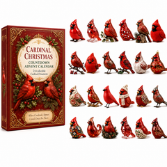 Last 50 pcs⏰ High-quality model✨Cardinal Christmas 24-Day Countdown Calendar – Limited Anniversary Edition