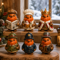 Robin Christmas Advent Calendar 2026 – 24 Days of Unique Collectible Robin Miniatures, Festive Countdown Gift for Bird Lovers & Garden Lovers
