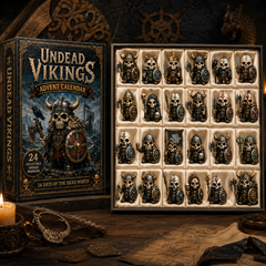 ⚔️Undead Vikings Advent Calendar 2026 – 24-Day Countdown with Collectible Undead Warrior Miniatures
