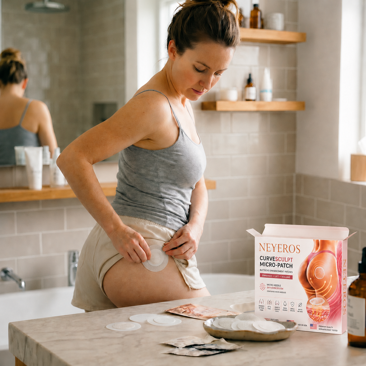 Neyeros® CurveSculpt Micro-Patch ✦ Sculpt • Firm • Smooth Lower Body Curves ✦ Micro-Needle Infusion System