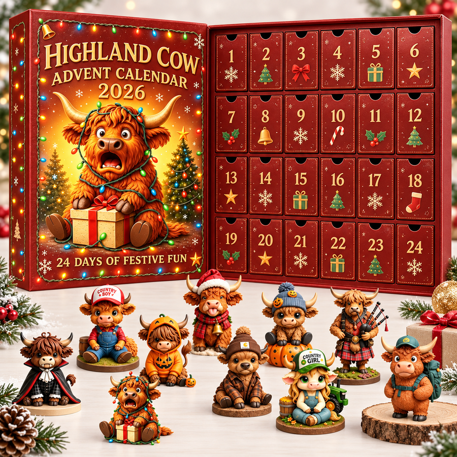 🎄🐮Highland Cow Advent Calendar 2026