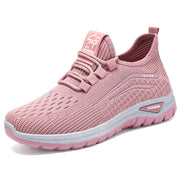 Women's Lightweight Knit Walking Sneakers – Breathable Everyday Shoes