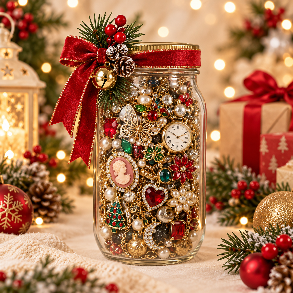 Christmas Mystery Jewelry Jar ✨