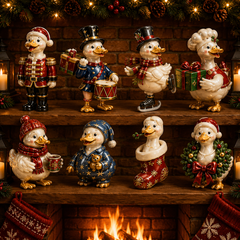 Duck 24-Day Advent Calendar – Christmas Countdown Collectible Figurines
