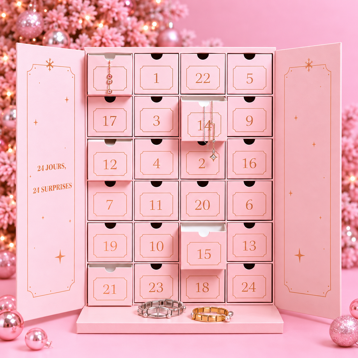 Pink Wishes — 24-Day Jewelry Advent Calendar