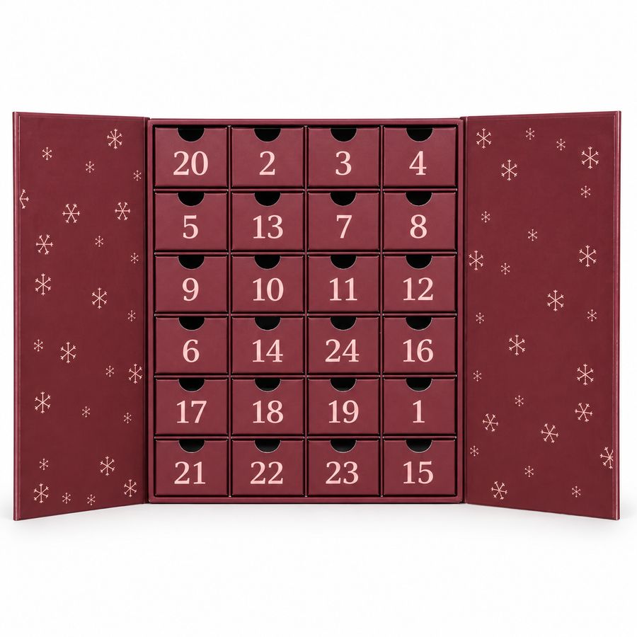 Crimson Wishes — 24-Day Jewelry Advent Calendar
