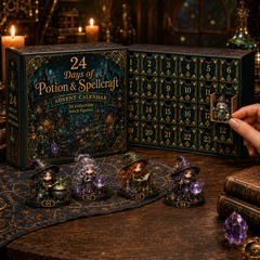 🧙‍♀️ 24 Days of Witchy Magic – 2026 Potion & Spellcraft Advent Calendar with 24 Enchanted Collectible Witch Figurines & Daily Surprises