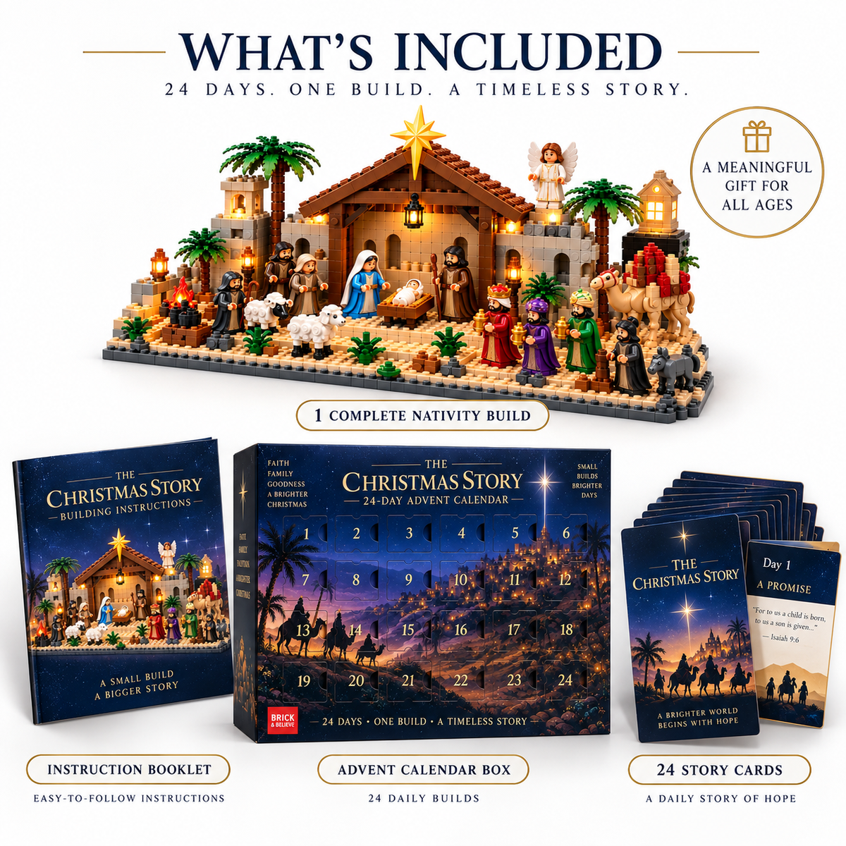The Christmas Story 24-Day Nativity Advent Calendar - image 2