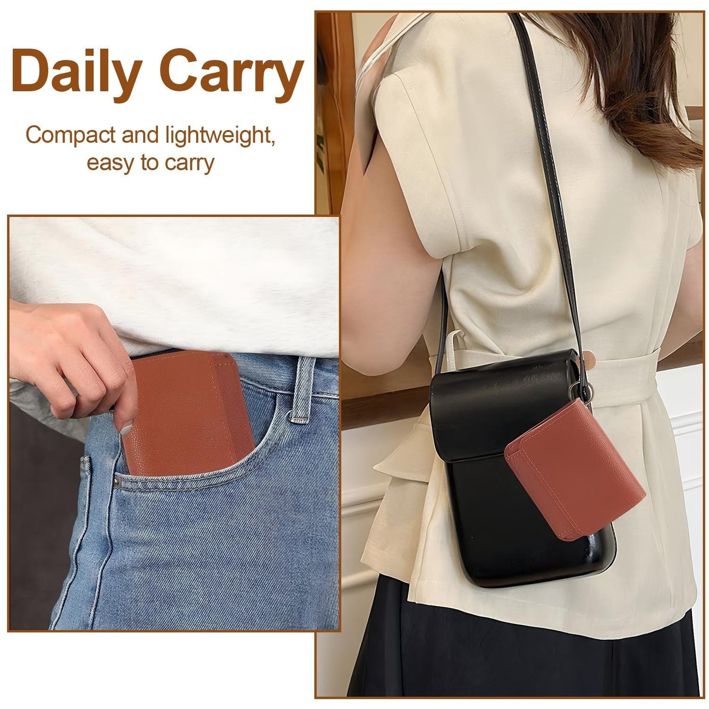 🔥LAST DAY 49% OFF- RFID Short Wallets for Women – Fashionable Card Holder with Key Ring & Coin Purse