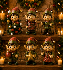 24-Day Christmas Elf Advent Calendar | Countdown Blind Box Gift