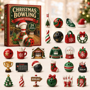 CHRISTMAS KICKOFF 40% OFF - Bowling Christmas Advent Calendar 2026 - 24-Day Festive Countdown, Acrylic Charms Blind Box - Gift For Bowling Lovers AC0TM056