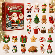 🎅 CHRISTMAS KICKOFF 40% OFF ⭐ - Christmas Characters Advent Calendar 2026 - 24-Day Festive Countdown, Acrylic Charms Blind Box - Gift For Family & Friends